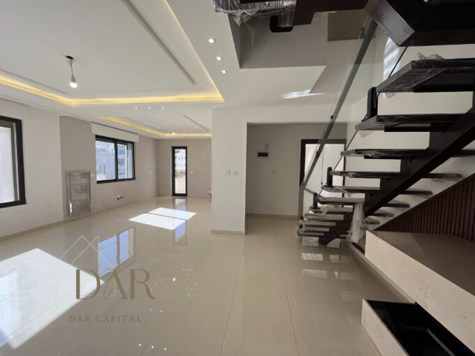 Duplex Top-Floor Apartment with Rooftop in Marj Al Hamam – Amman, Jordan