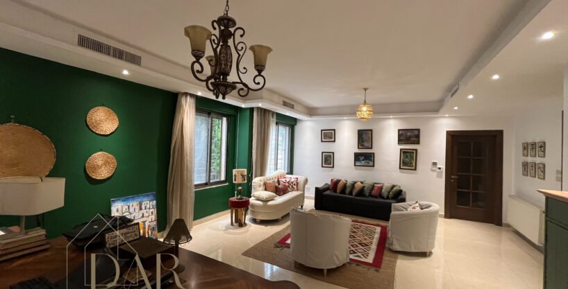 Lower-Ground (-3) Garden Apartment in Khalda – Amman, Jordan