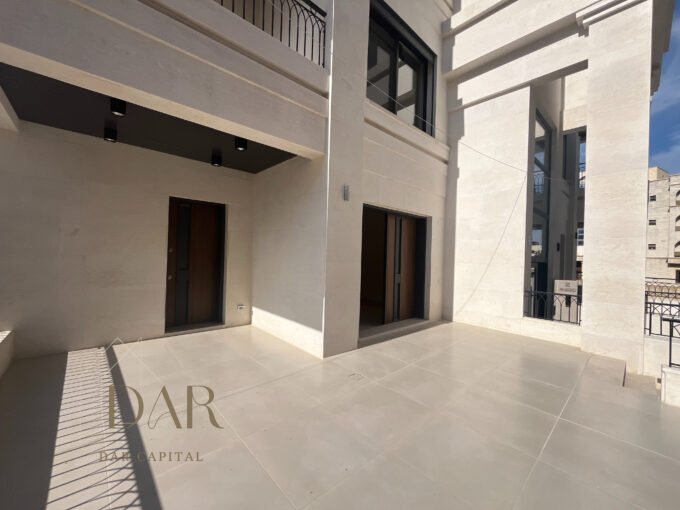 Ground-Floor Apartment with Terrace in Deir Ghbar-For Sale – Amman, Jordan