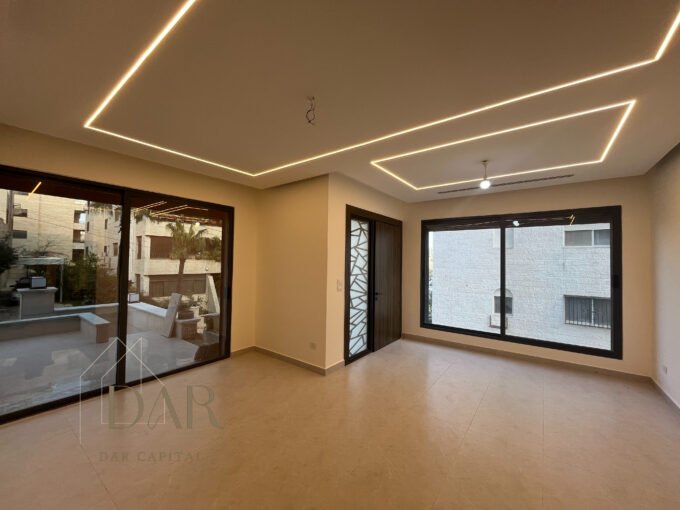 Ground-Floor Apartment with Terrace in Al Rabieh For Sale