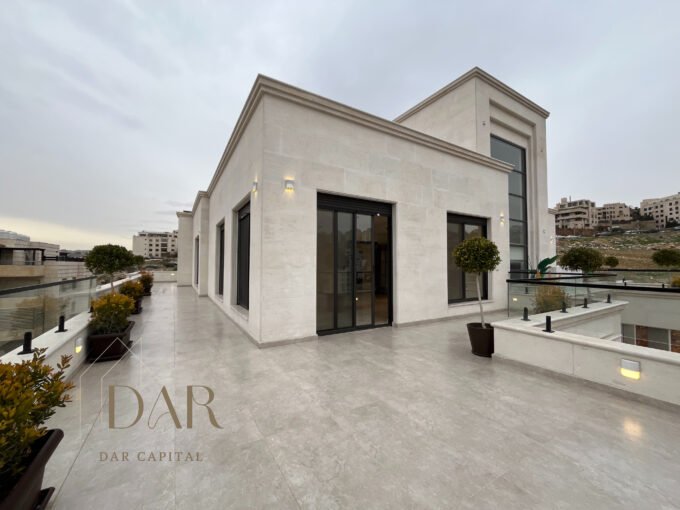 Full-Floor Roof with Terrace in Abdoun For Sale – Amman, Jordan