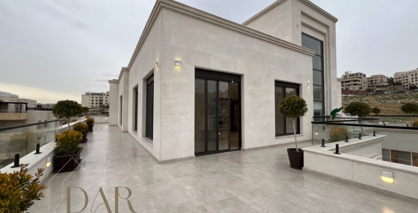 Full-Floor Roof with Terrace in Abdoun For Sale – Amman, Jordan