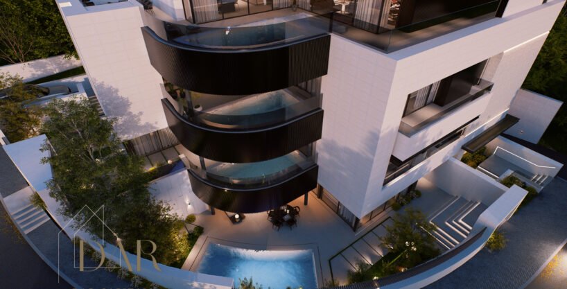 Full-Floor Semi-Ground Apartment with Garden in Abdoun For Sale – Amman, Jordan