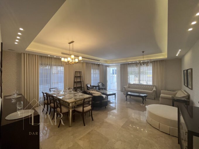 Furnished Ground-Floor Apartment with Terrace in Um Uthaina For Rent – Amman, Jordan