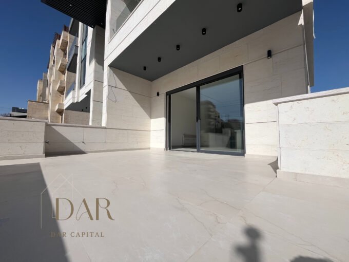 Ground-Floor Apartment with Terraces in Deir Ghbar For Sale – Amman, Jordan