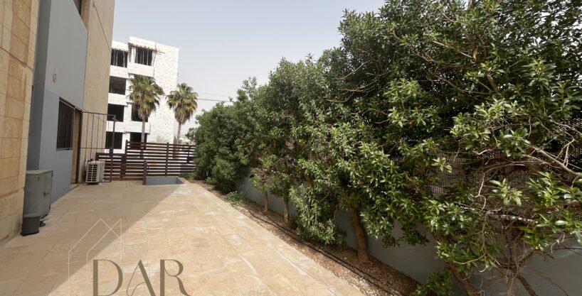 Ground-Floor Apartment with Garden for Rent in 4th Circle – Amman, Jordan