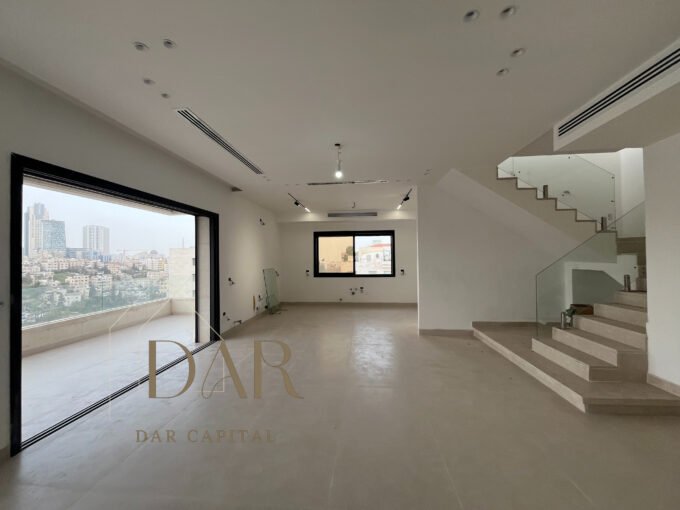 Luxury Top-Floor Duplex with Private Roof & Terrace for Sale in Fourth Circle – 260 sqm with Panoramic Views – Amman, Jordan