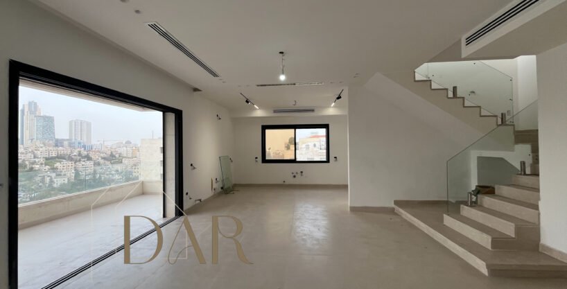 Luxury Top-Floor Duplex with Private Roof & Terrace for Sale in Fourth Circle – 260 sqm with Panoramic Views – Amman, Jordan