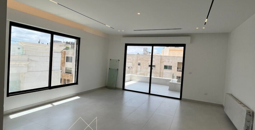 Elegant Top Floor Apartment With Private Rooftop For Sale in Khalda – Amman, Jordan