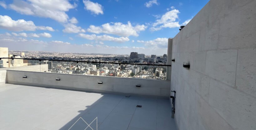 Luxury Duplex Top Floor Apartment With Private Rooftop & Panoramic Views For Sale in Al Rabieh – Amman, Jordan