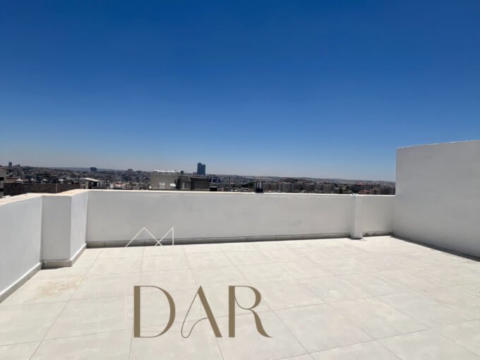 Unique Dual Duplex Opportunity | 275 Sqm Internal Area & 200 Sqm Terraces in Khalda – Amman, Jordan